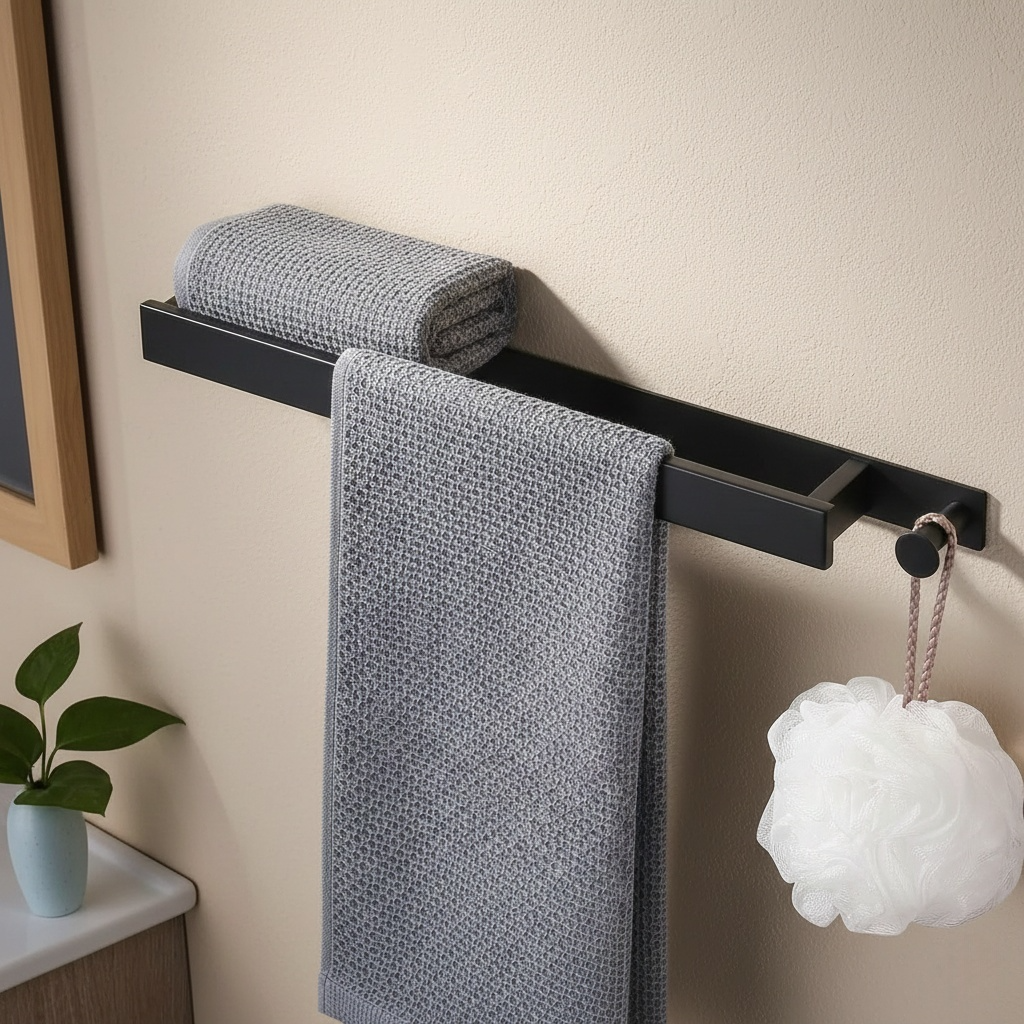 Porte-Serviettes Mural Sans Perçage