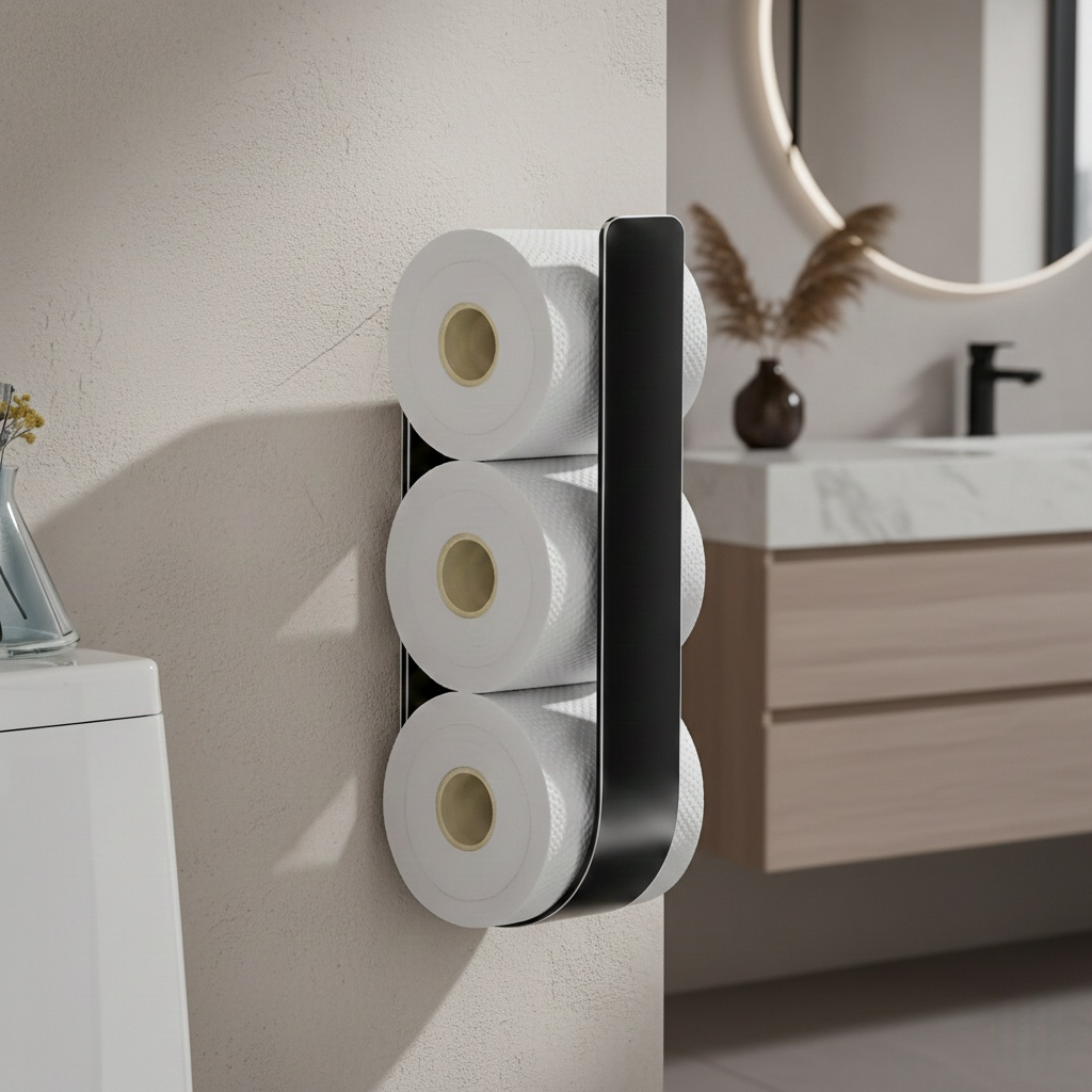 Porte-Papier Toilette Mural