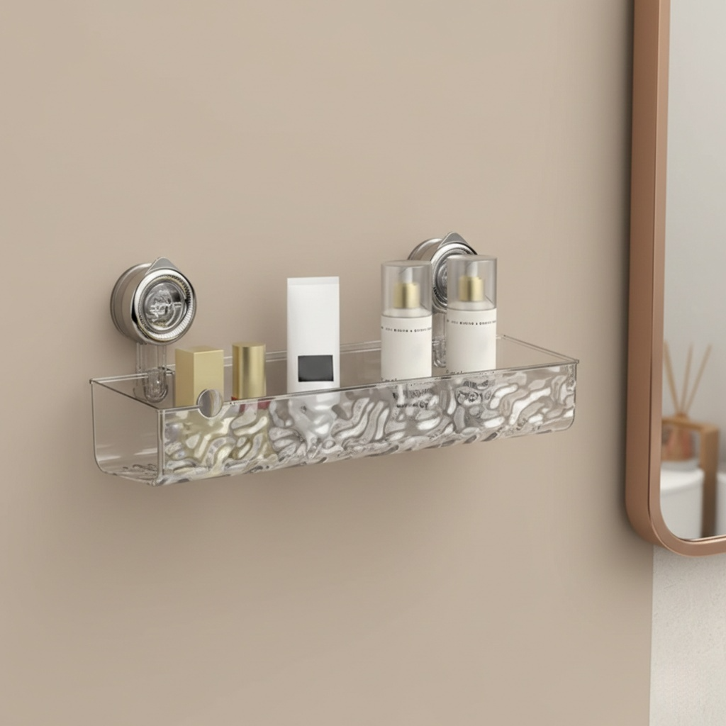 étagère ventouse salle de bain