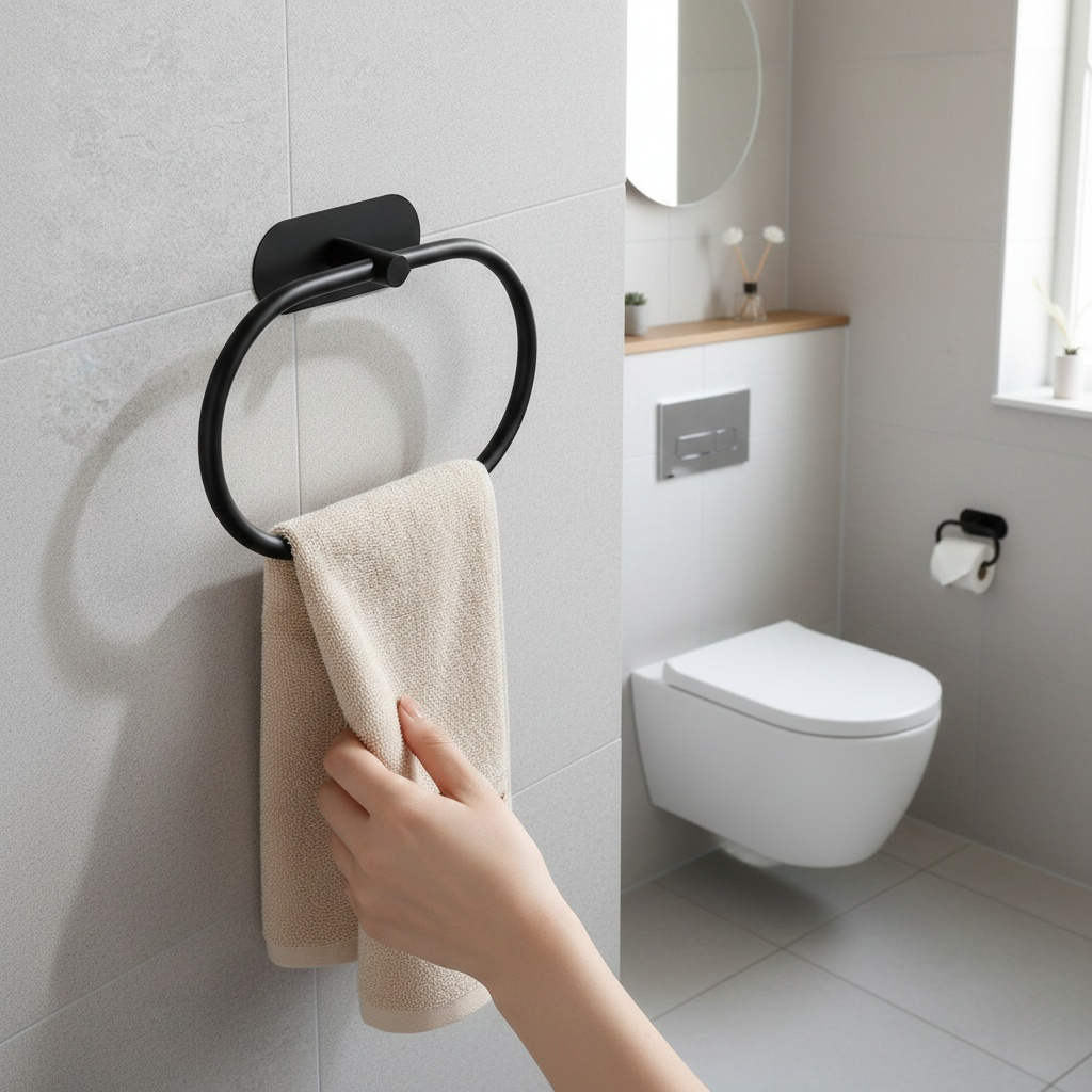 Anneau Porte-Serviettes Auto-Adhésif