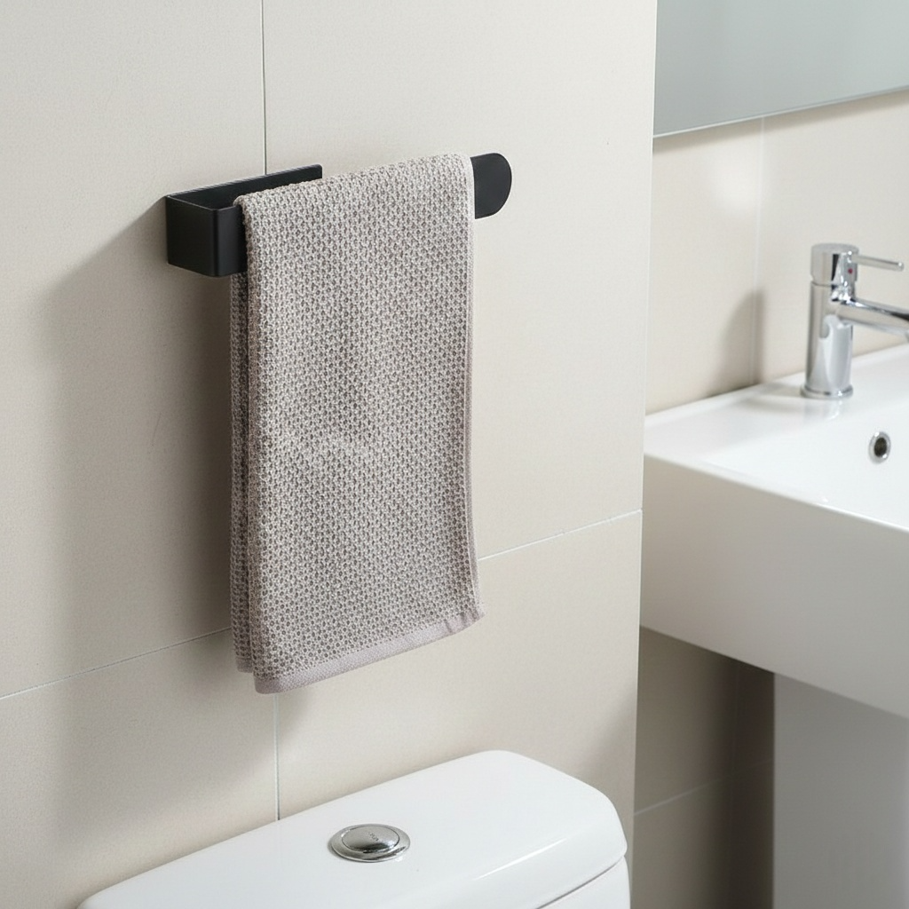 porte serviette auto-adhésif WC