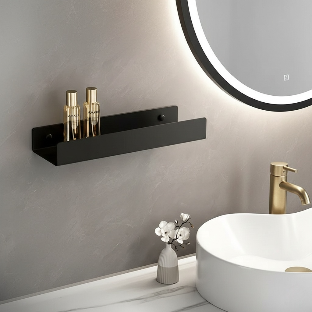 étagère de salle de bain minimaliste