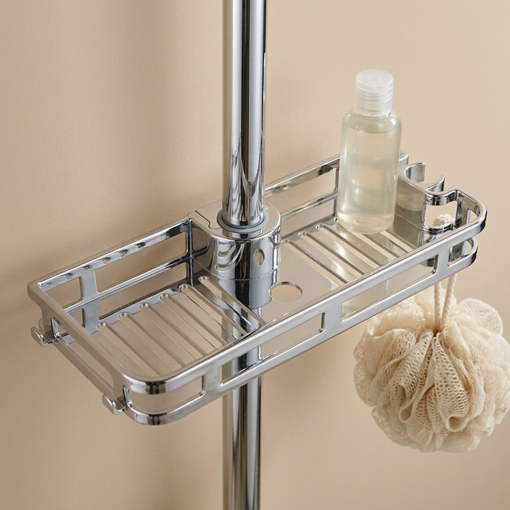 Shower Shelf on a Rod