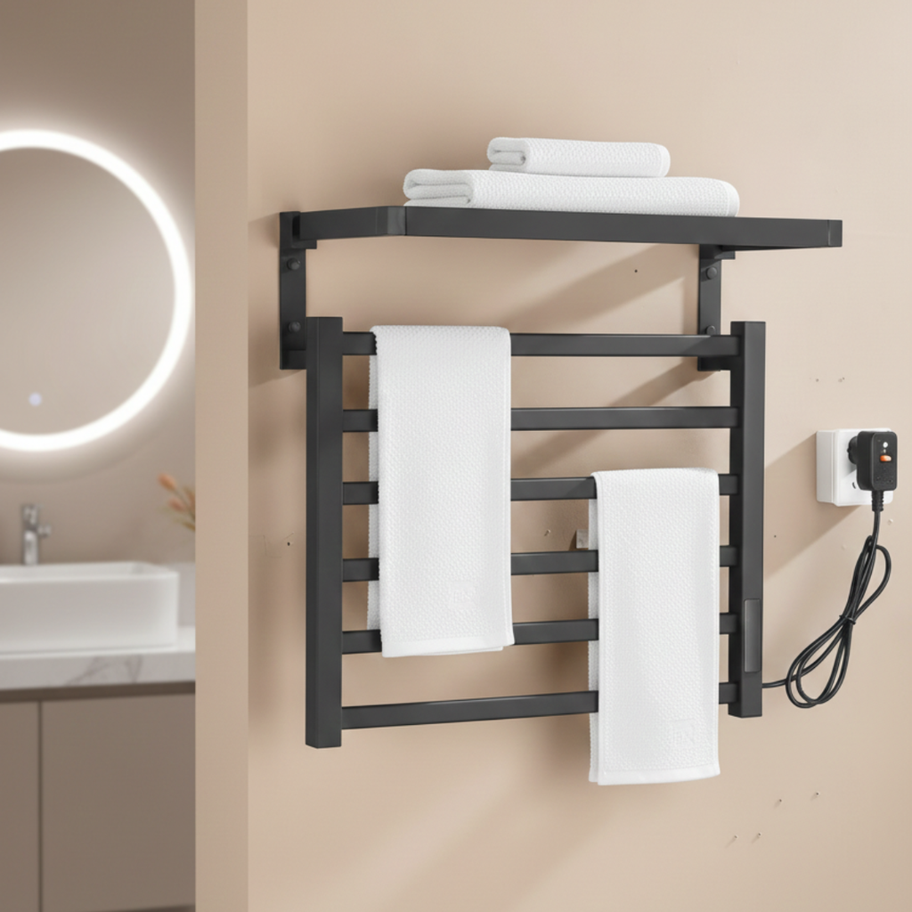 Sèche-Serviettes Électrique Mural