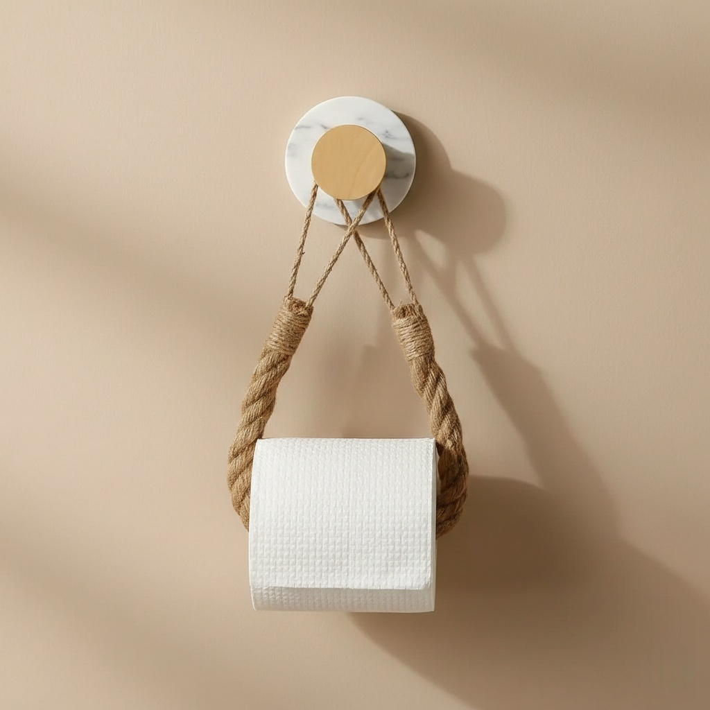 Natural Rope Toilet Paper Holder