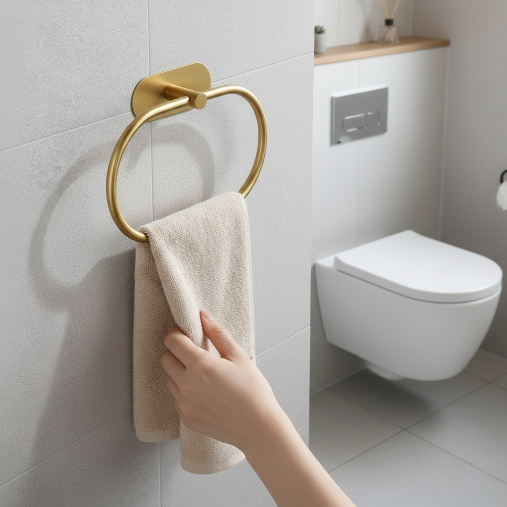 Self-Adhesive Towel Ring