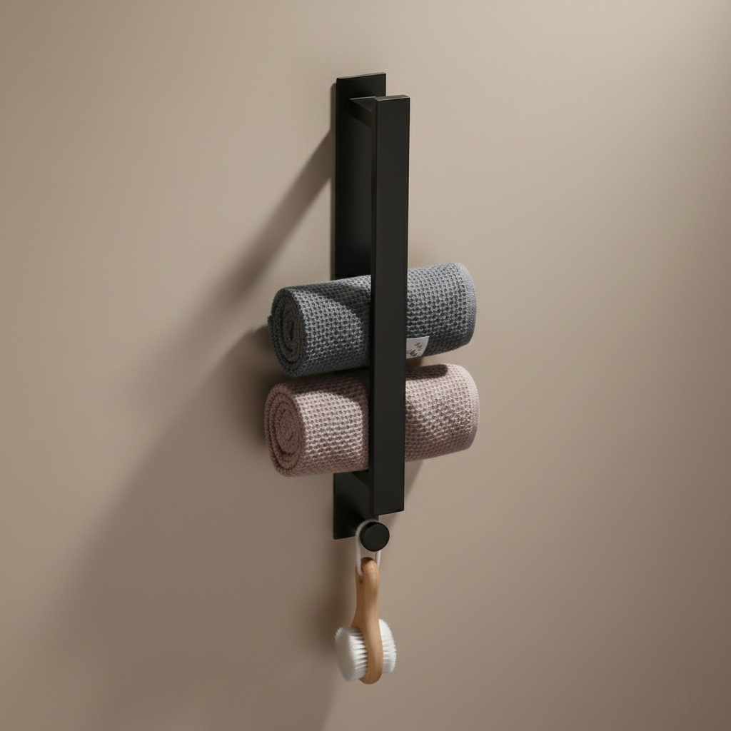 Porte-Serviettes Mural Sans Perçage