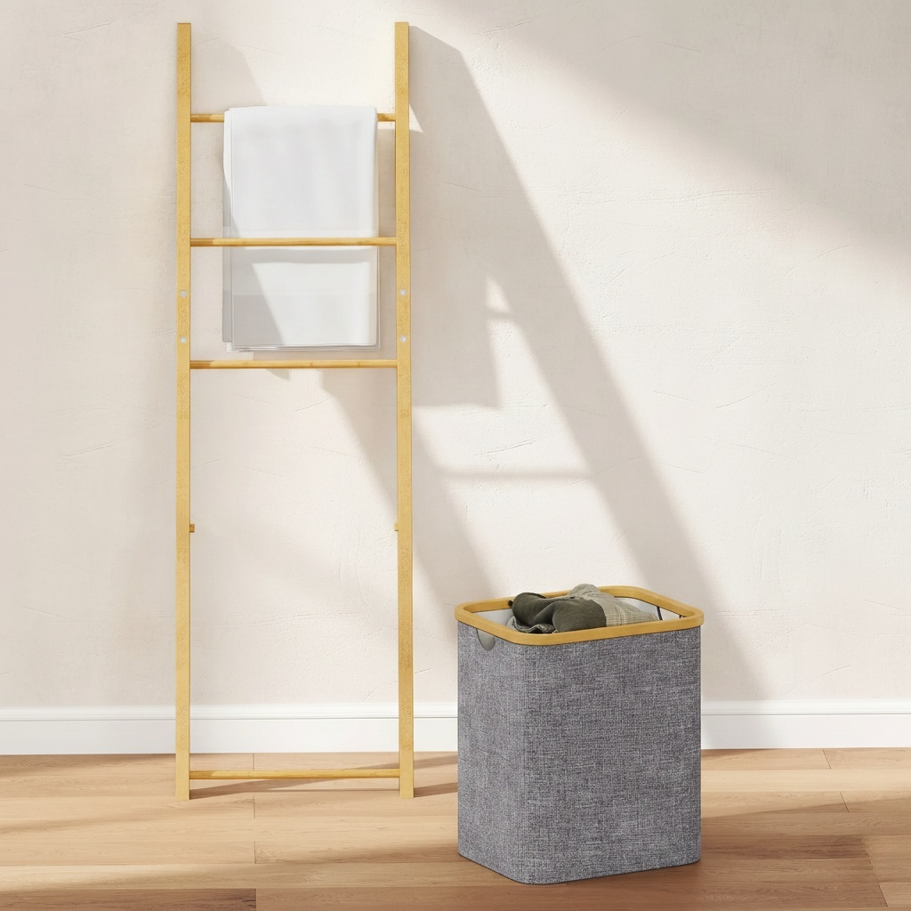 echelle porte serviette salle de bain