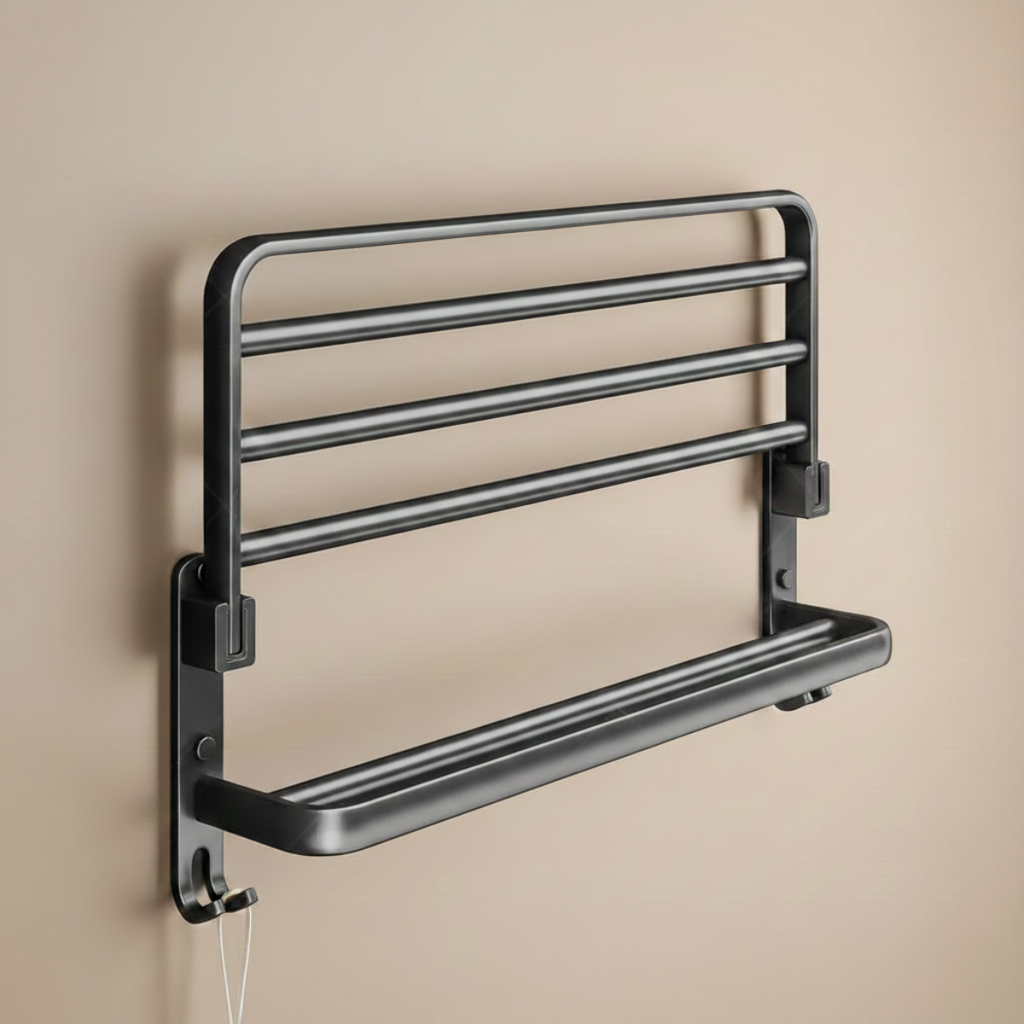 porte serviettes mural salle de bain 1