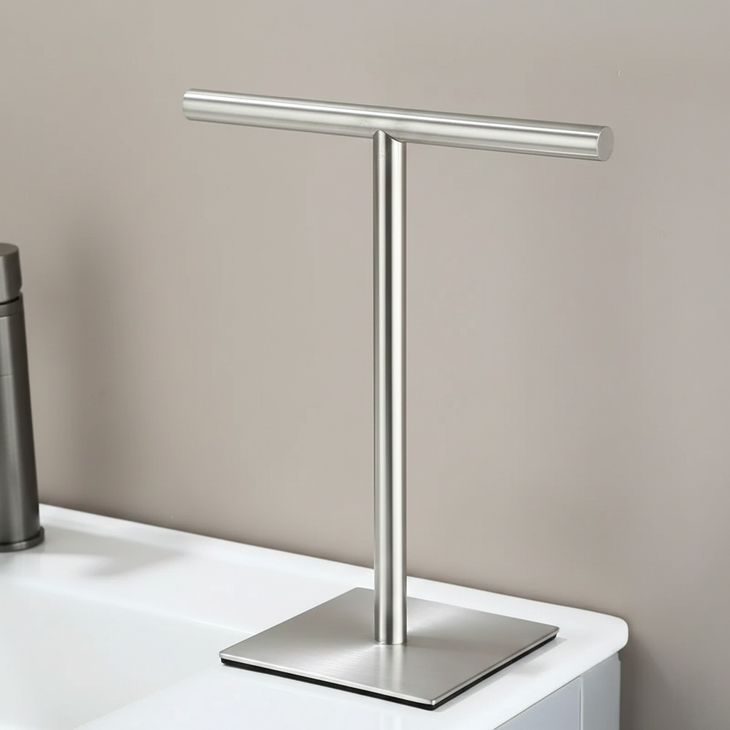 porte serviette main autoportant