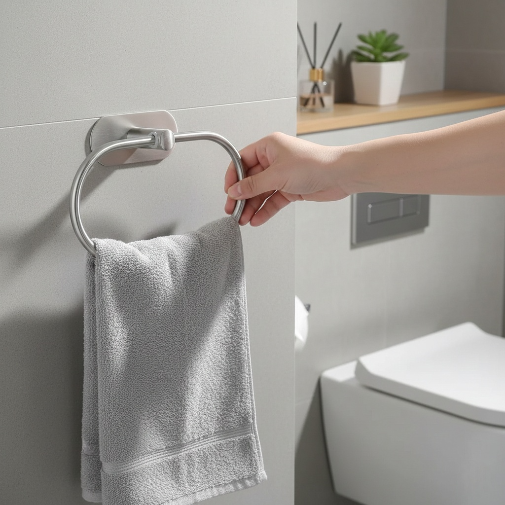 Anneau Porte-Serviettes Auto-Adhésif