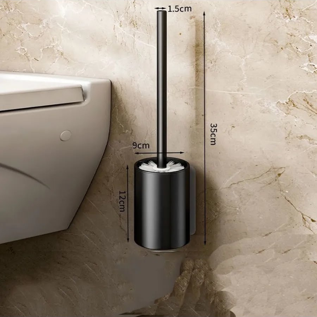 Round Wall-Mounted Toilet Brush