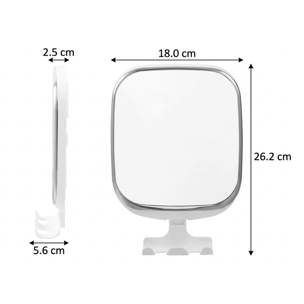 Miroir de Douche Antibuée avec Ventouse