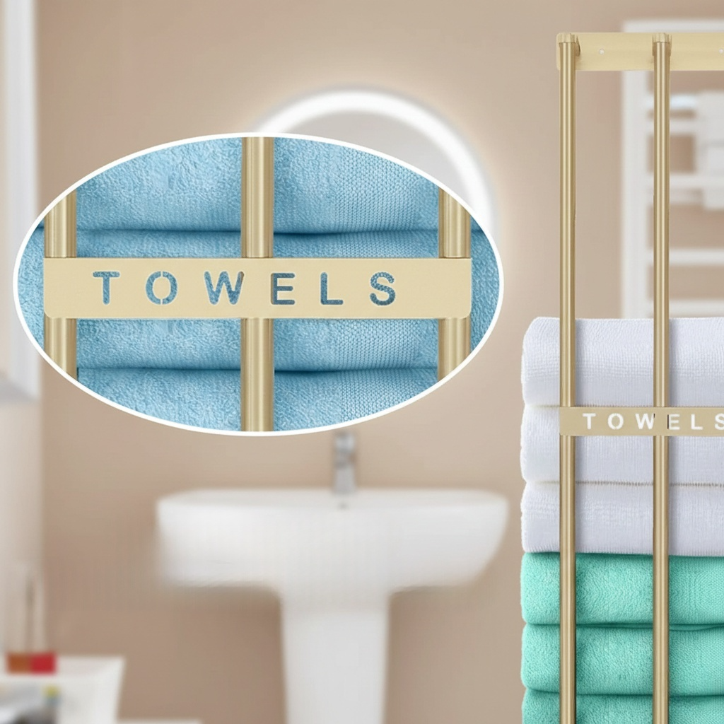 porte serviettes murale salle de bain 2