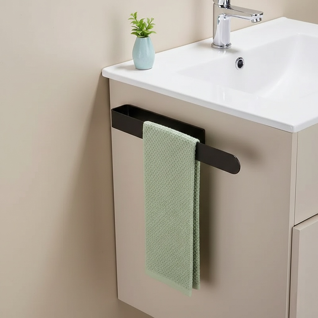 porte serviette auto-adhésif WC