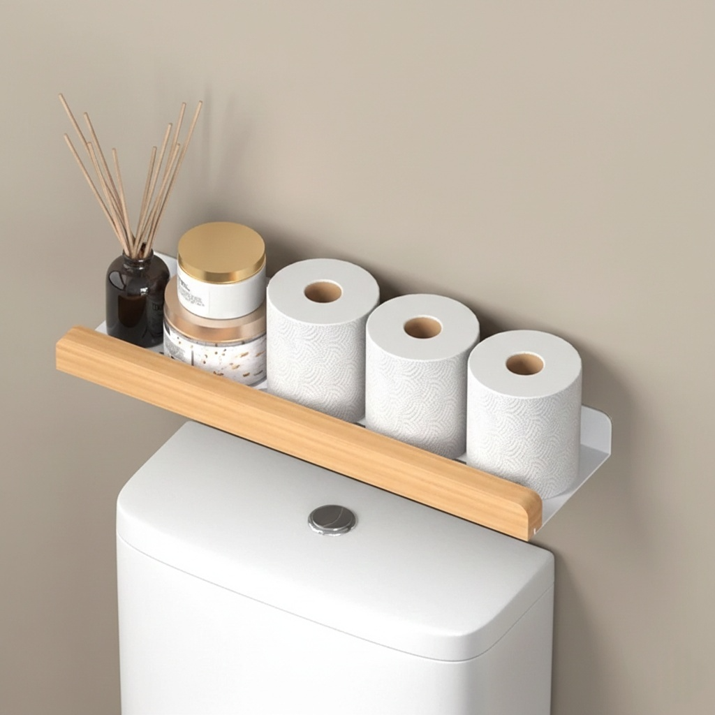 Étagère Porte-Papier Toilette Mural