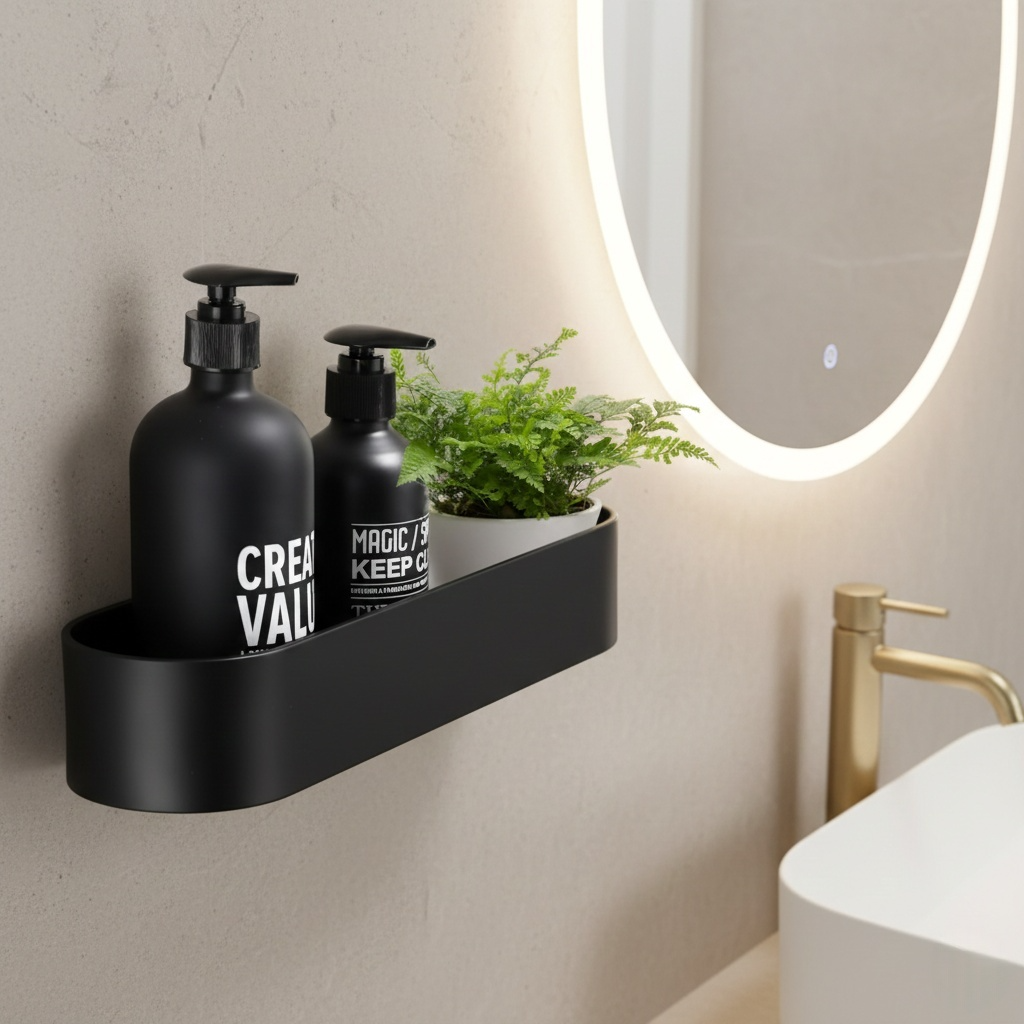 étagère murale salle de bain design