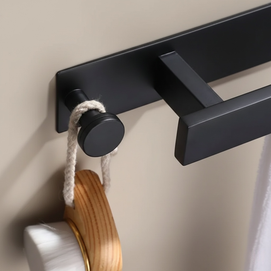 Porte-Serviettes Mural Sans Perçage