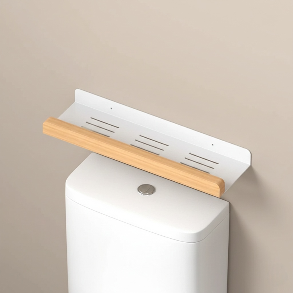 Étagère Porte-Papier Toilette Mural