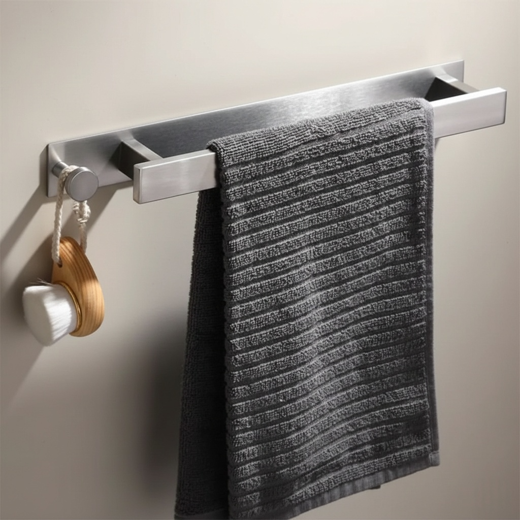 Porte-Serviettes Mural Sans Perçage