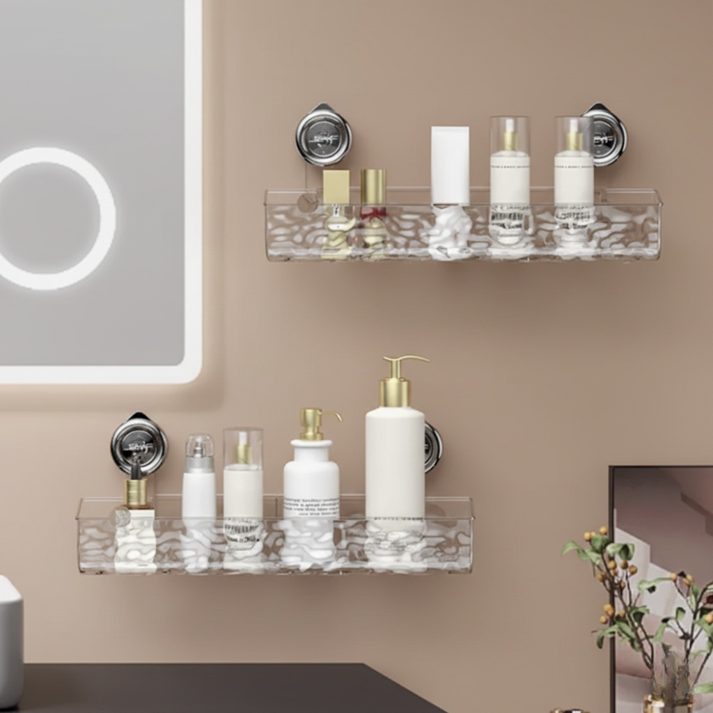 étagère ventouse salle de bain