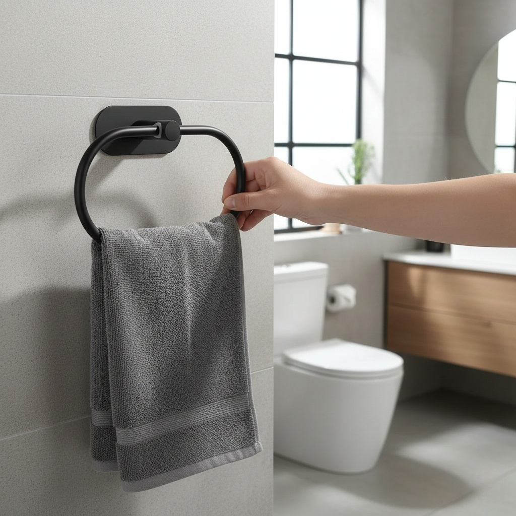 Anneau Porte-Serviettes Auto-Adhésif