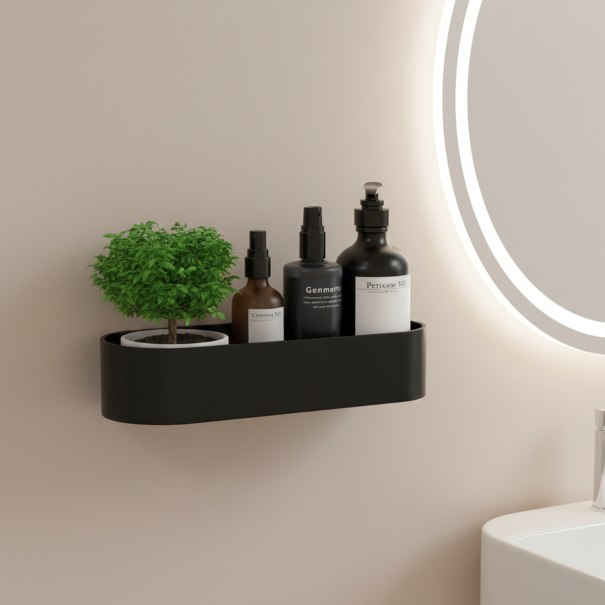 étagère murale salle de bain design