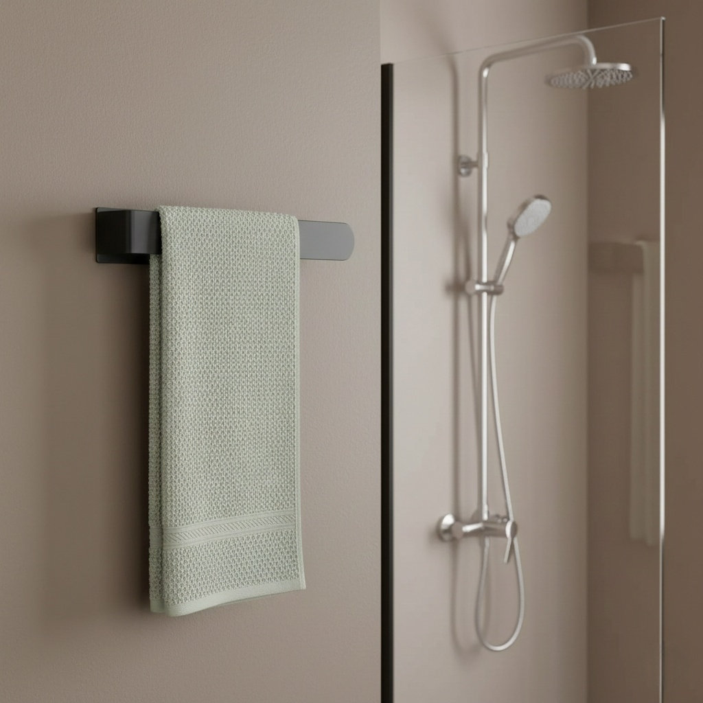 porte serviette auto-adhésif WC