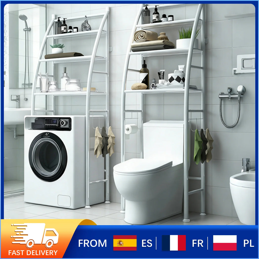 Organisateur Vertical 3 Niveaux au‑dessus des toilettes