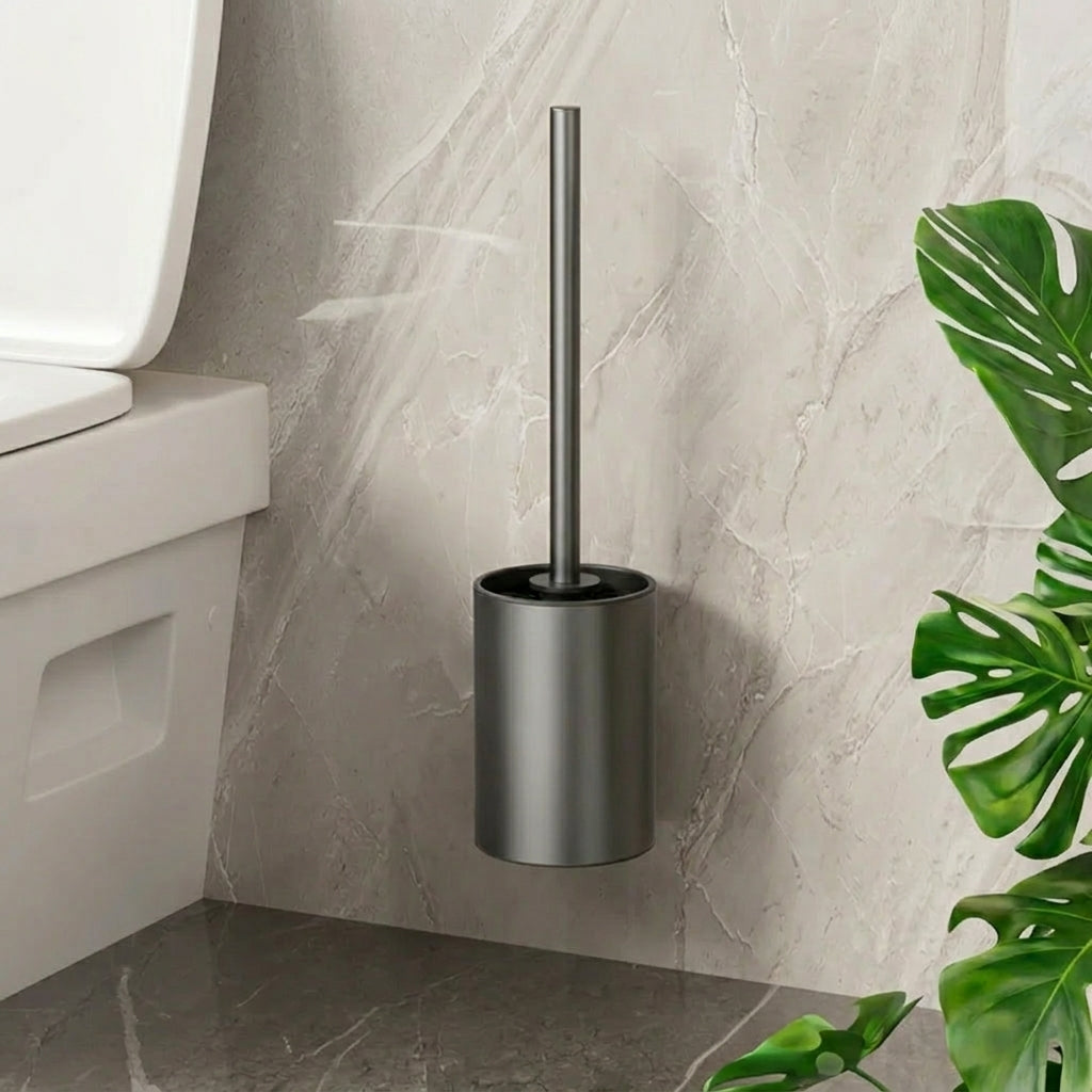 Round Wall-Mounted Toilet Brush