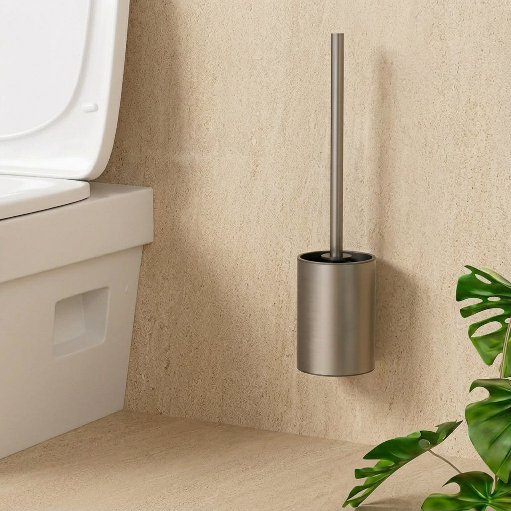 Round Wall-Mounted Toilet Brush
