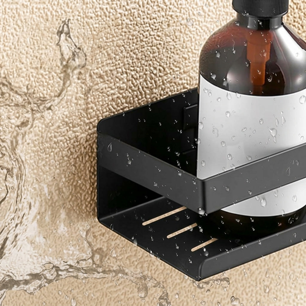 Wall-Mounted Shower Organizer — 2-Tier Shelves
