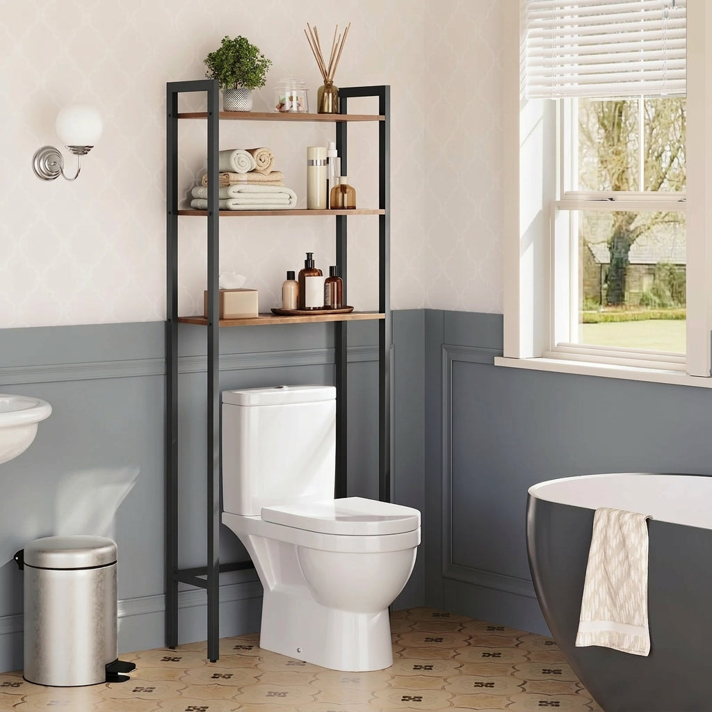 3-Tier Shelf Above the Toilet