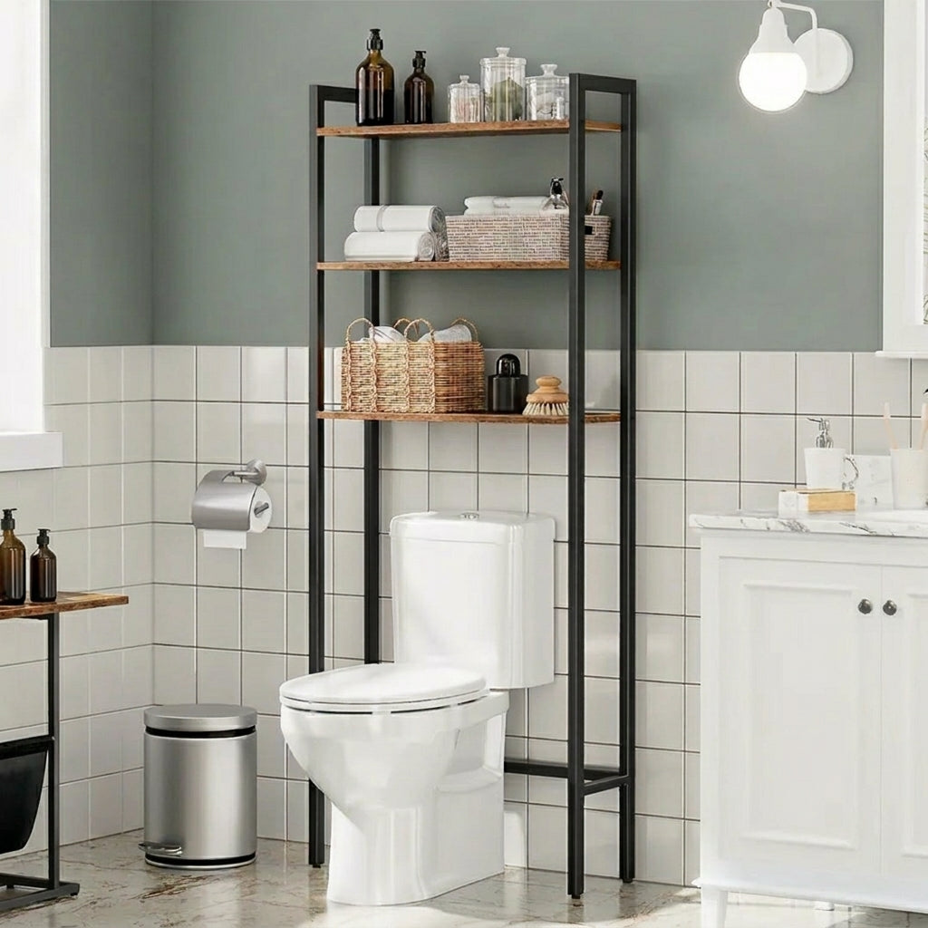 3-Tier Shelf Above the Toilet