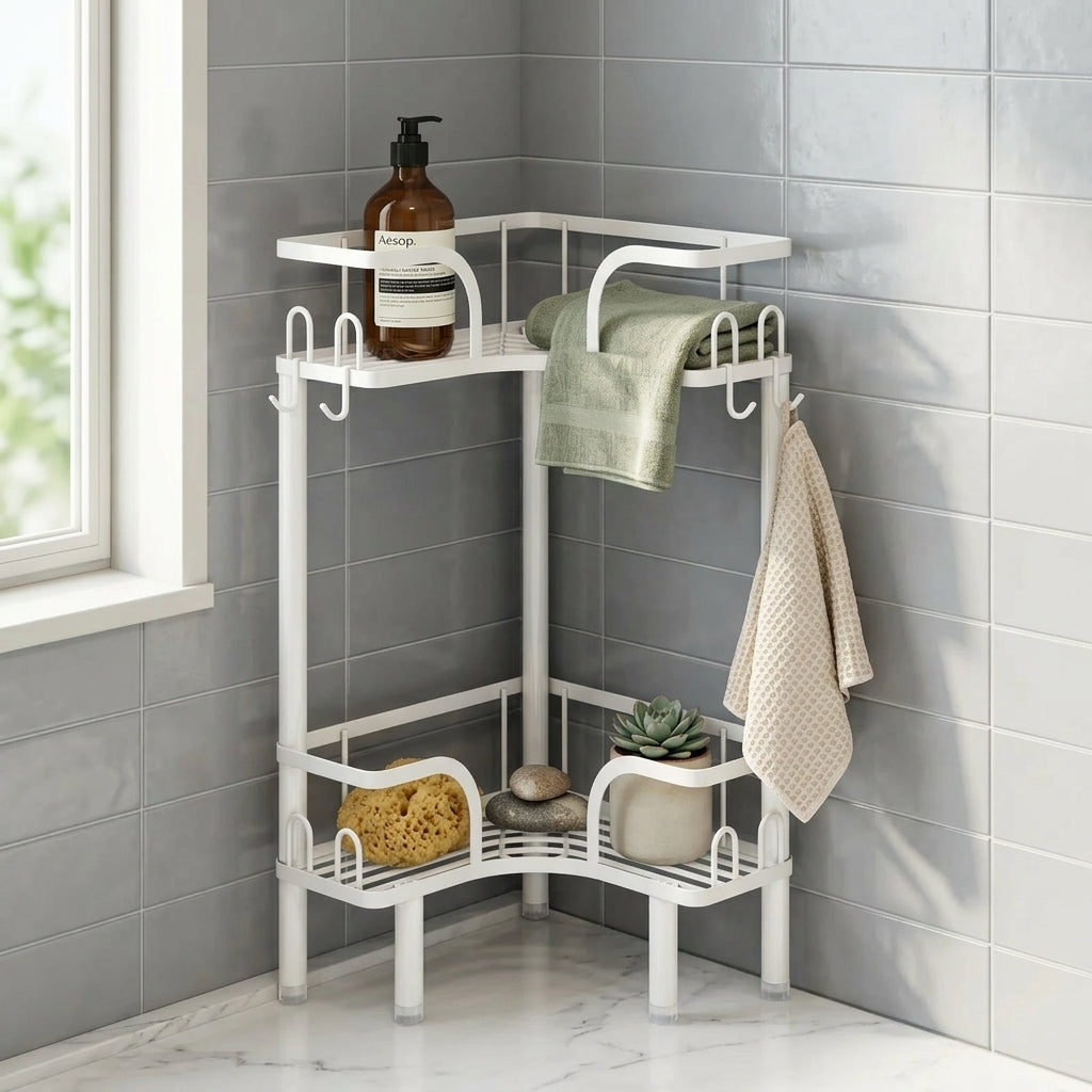 Corner Bathroom Shelf