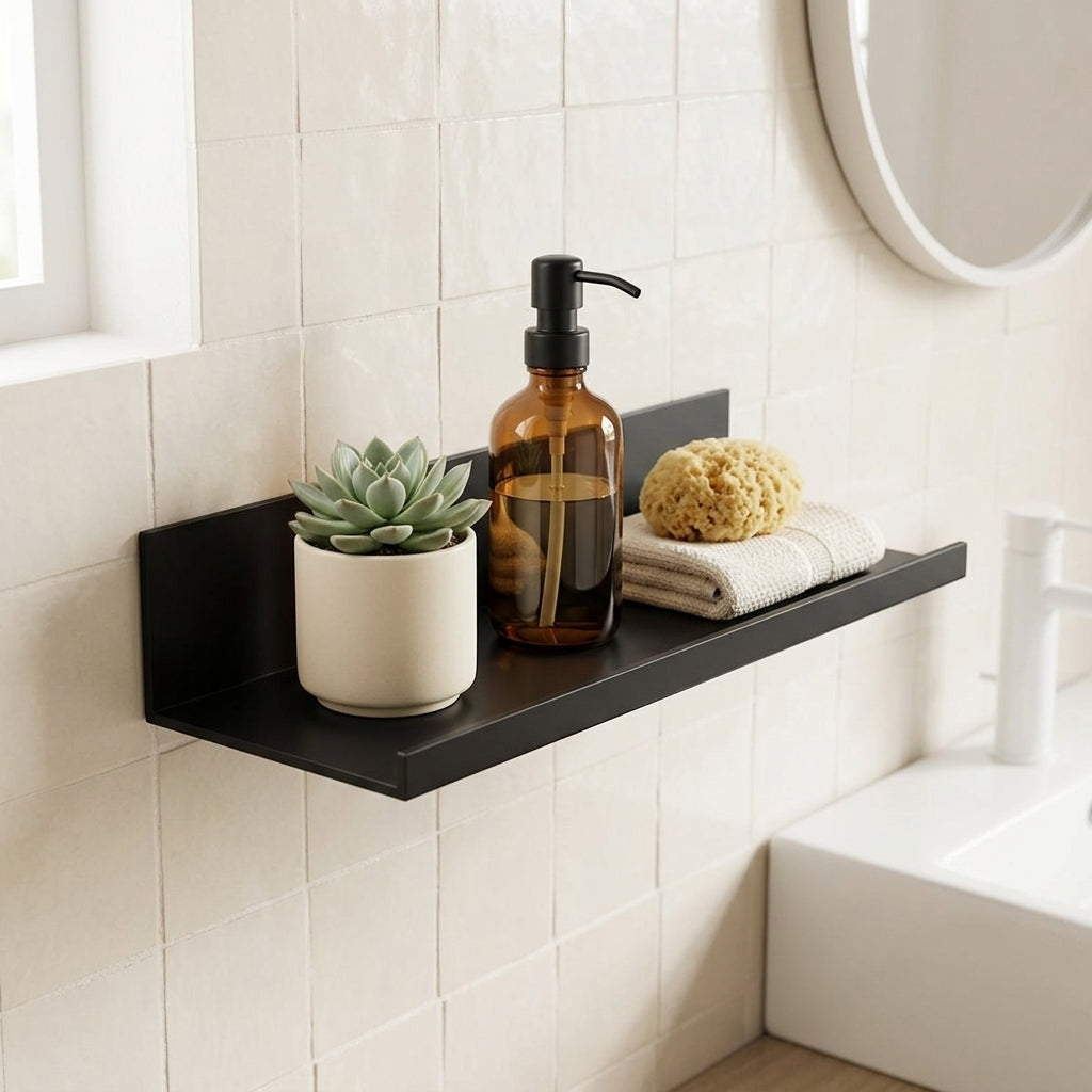 Wall-Mounted Bathroom Shelf