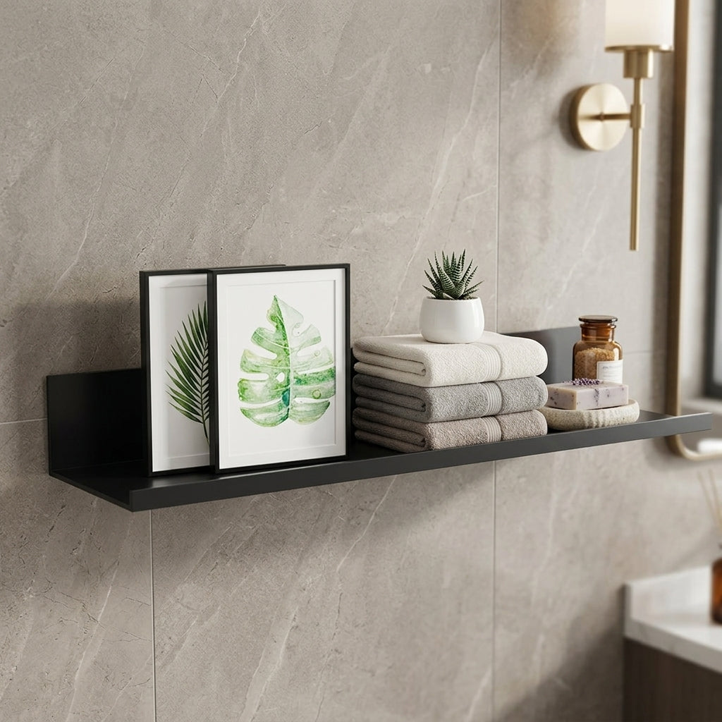 Wall-Mounted Bathroom Shelf