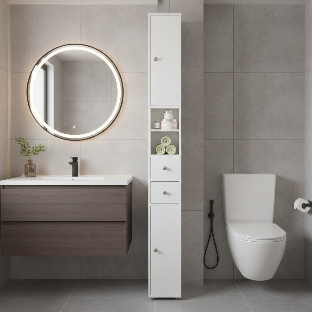 Armoire de rangement salle de bain