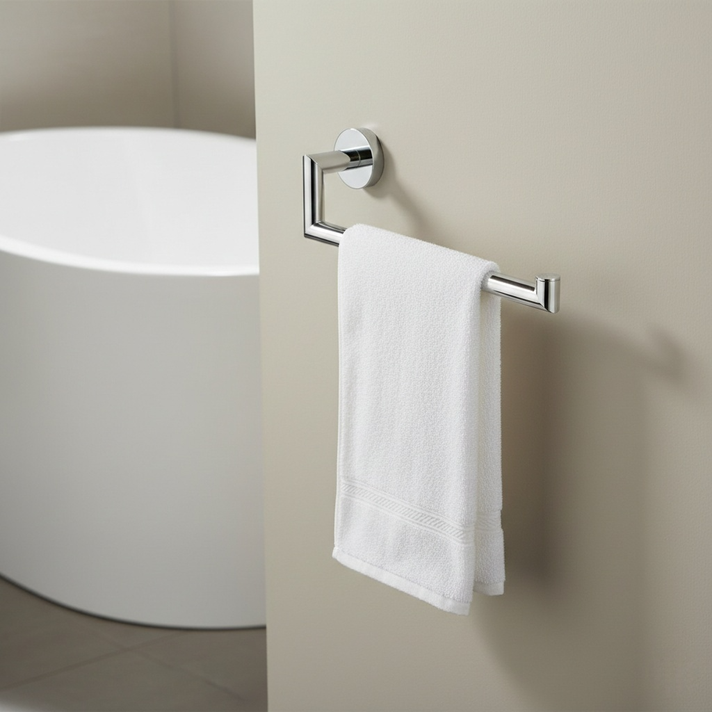 porte serviette en laiton