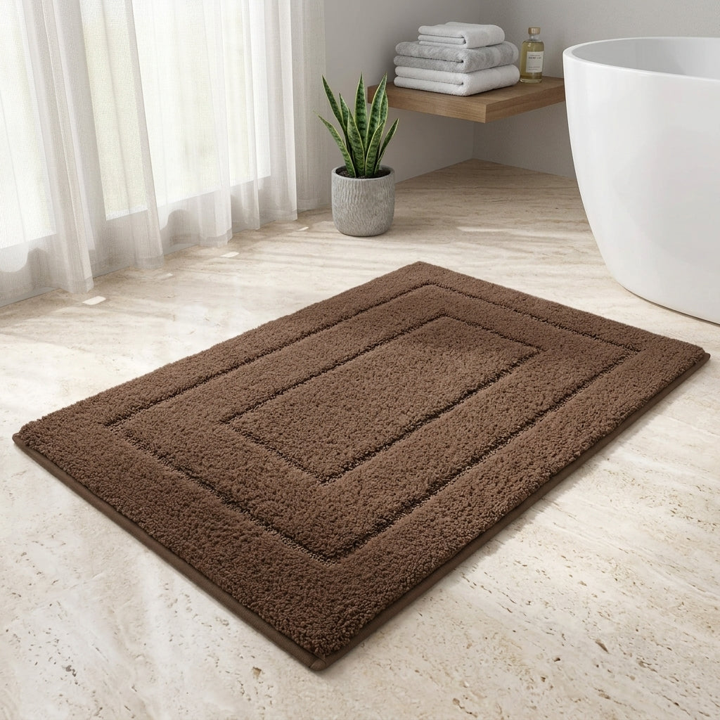 Tapis de bain microfibre antidérapant