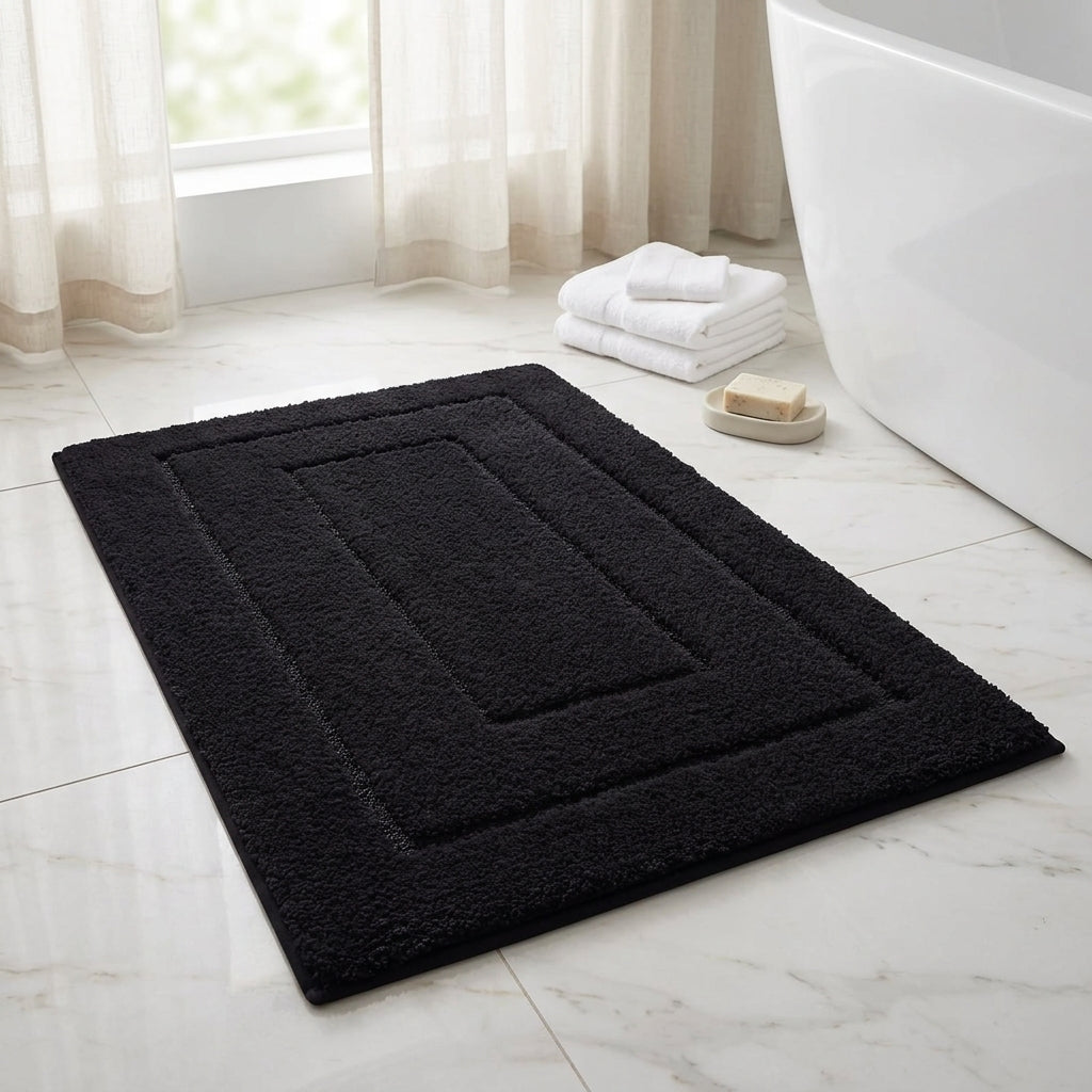 Tapis de bain microfibre antidérapant