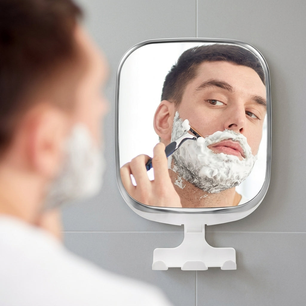 Miroir de Douche Antibuée avec Ventouse