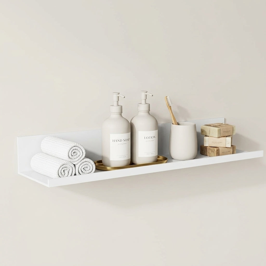 Wall-Mounted Bathroom Shelf