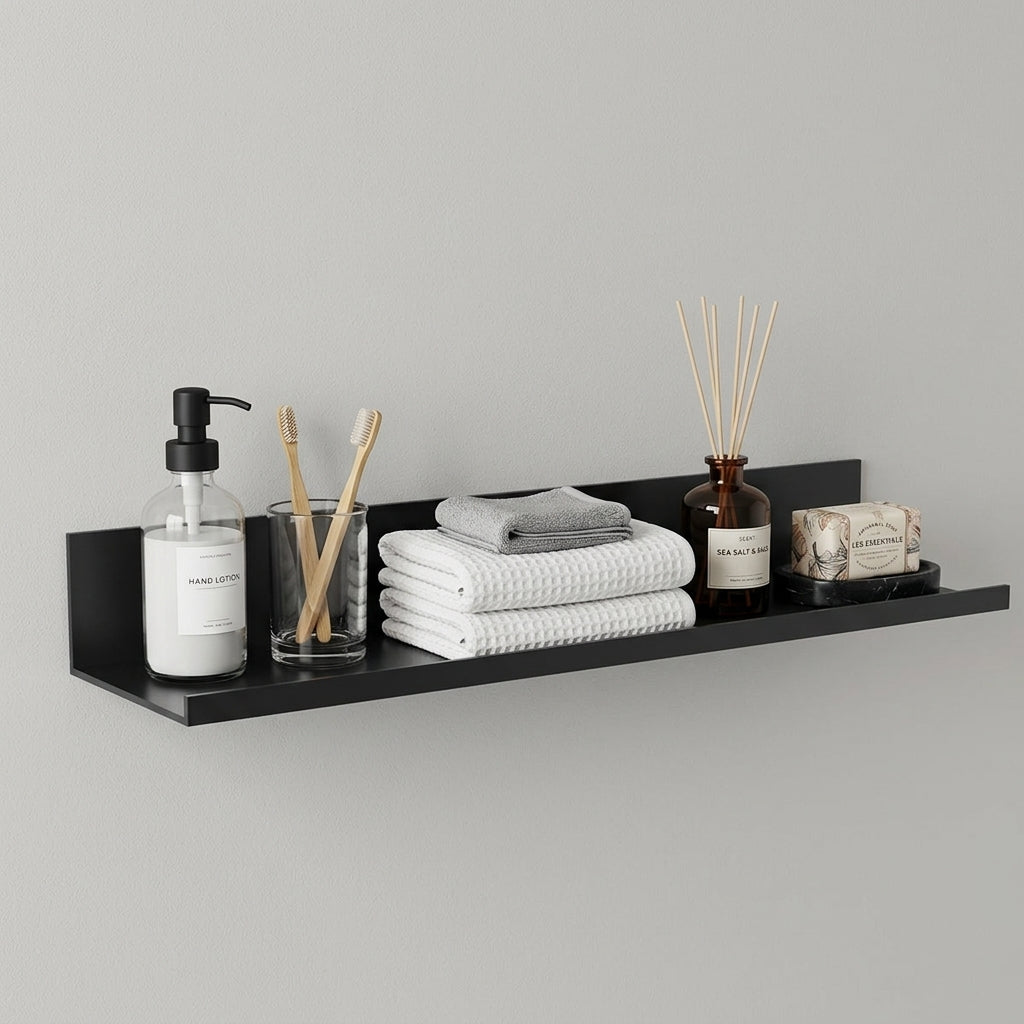 Wall-Mounted Bathroom Shelf