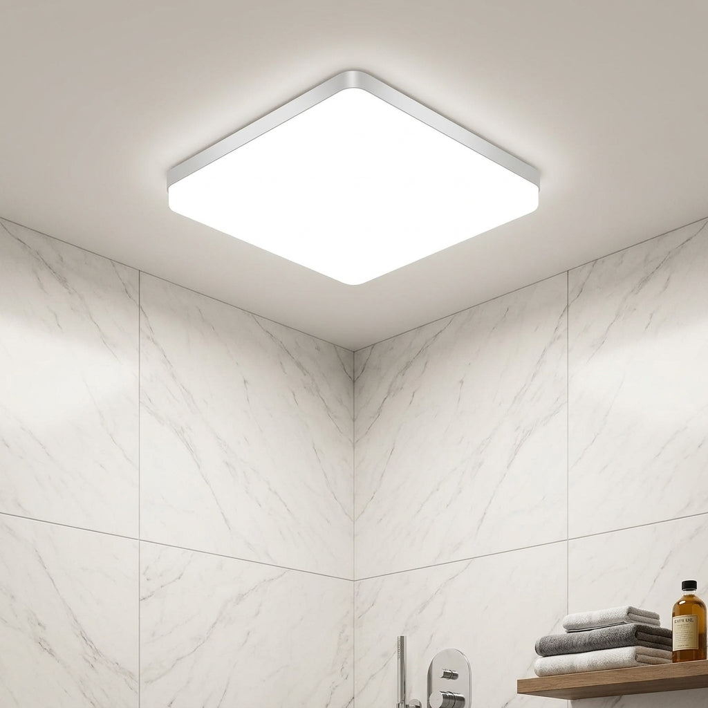 Plafonnier LED Carré de Salle de Bain