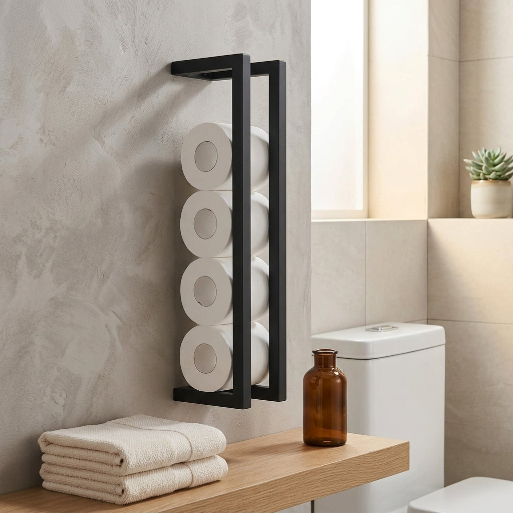 Designer Wall-Mounted Toilet Paper Holder
