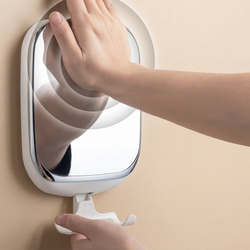 Miroir de Douche Antibuée avec Ventouse