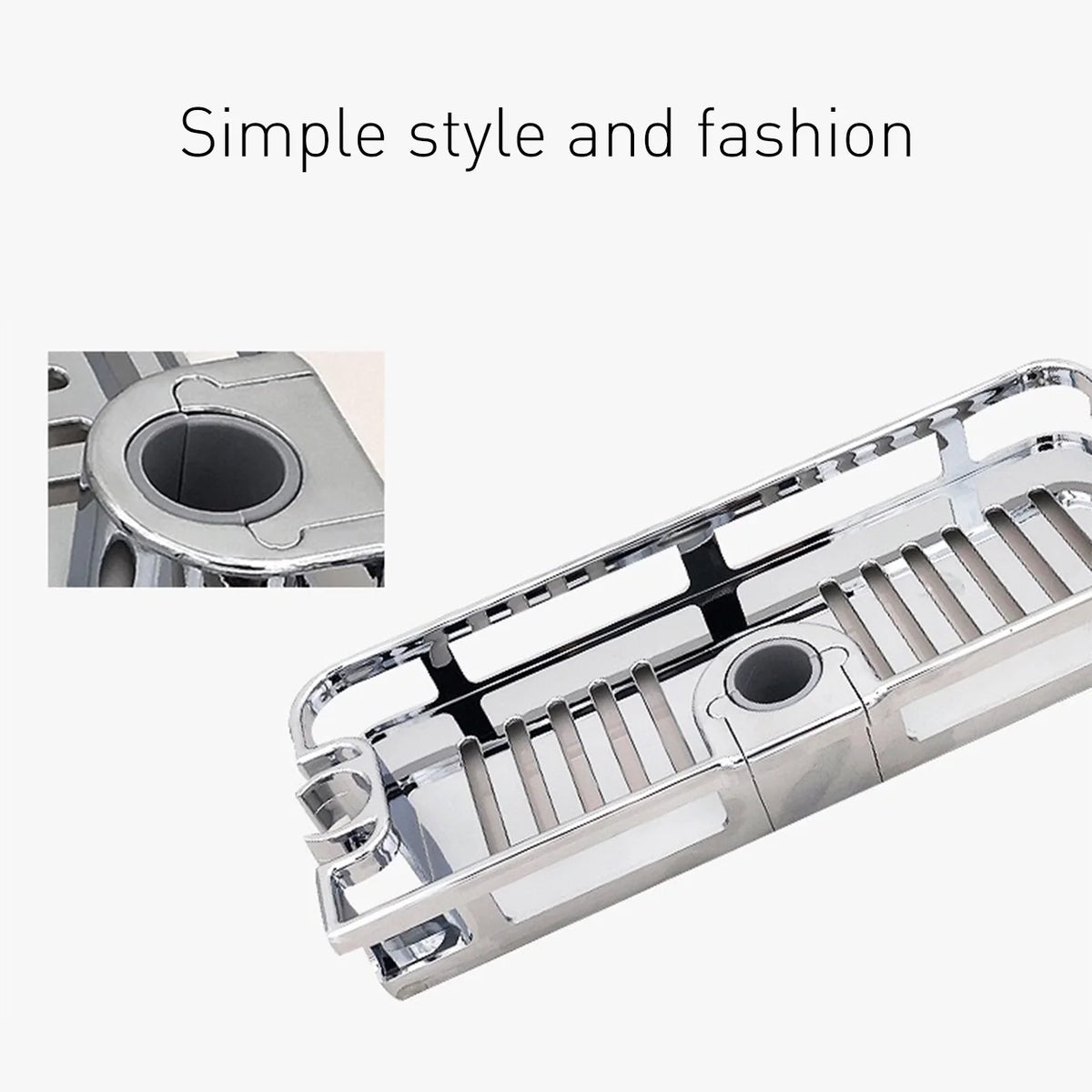 Étagère pour barre de douche