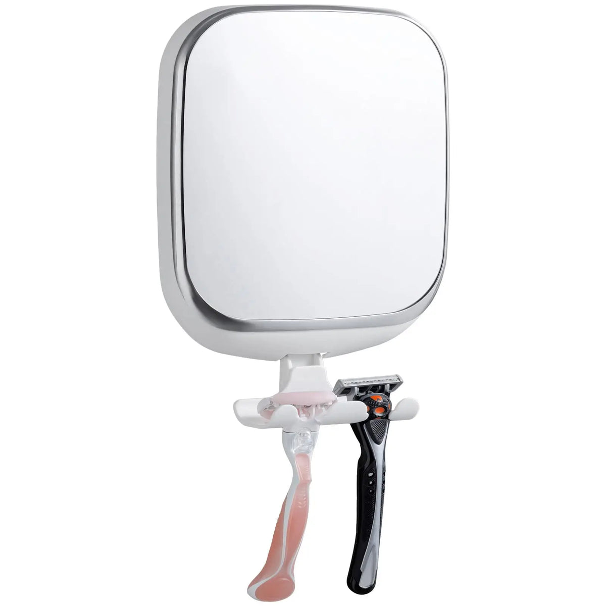 TAILI Shower Fogless Makeup Mirror With Holder Suction Cup Shower Shave Round Acrylic Mirrors Bathroom Mirrors Washroom