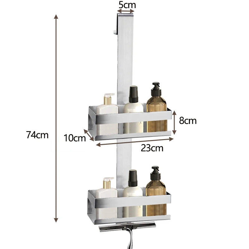 etagere de douche 1 niveau à suspendre 2